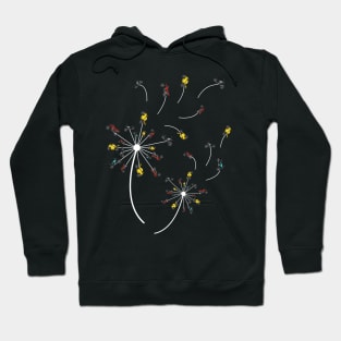 Dandelion Flower Motorcycle Fly Gift Hoodie